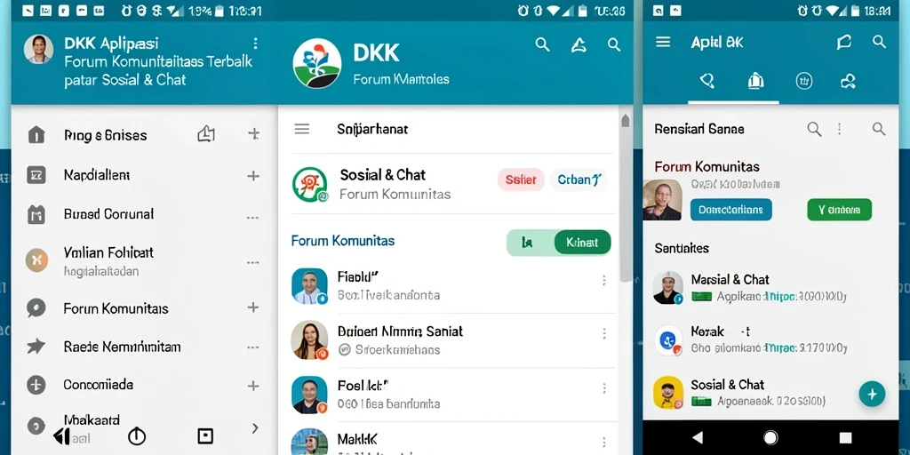 Tampilan antarmuka DKK yang modern dan interaktif.