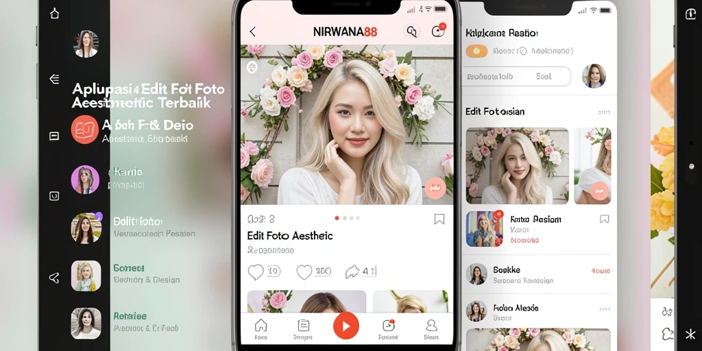 Tampilan antarmuka NIRWANA88 yang menarik untuk Edit Foto Aesthetic.