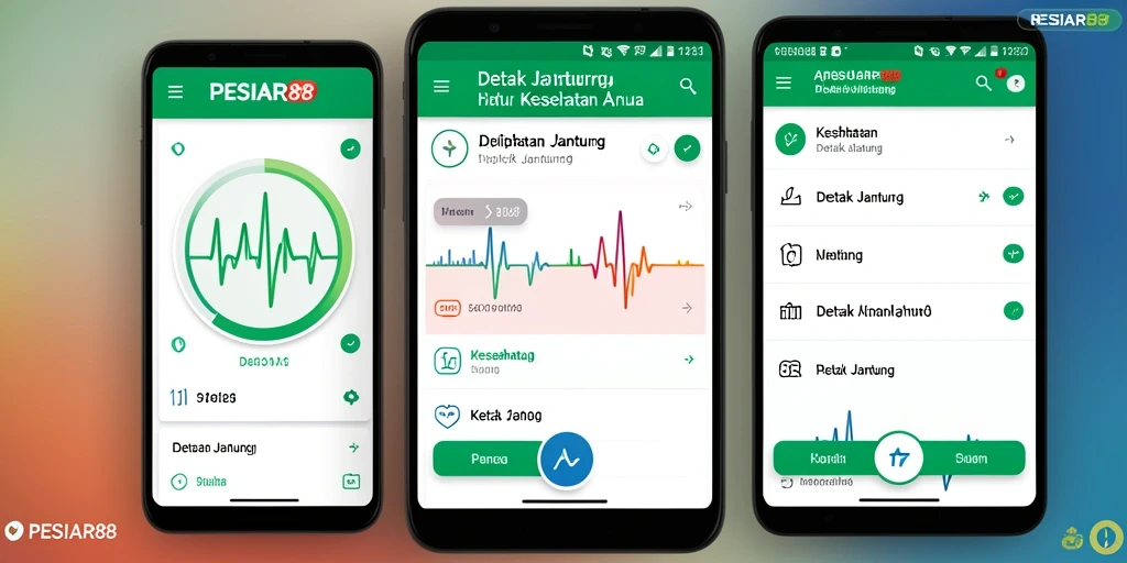 Antarmuka PESIAR88 yang informatif dan mudah digunakan
